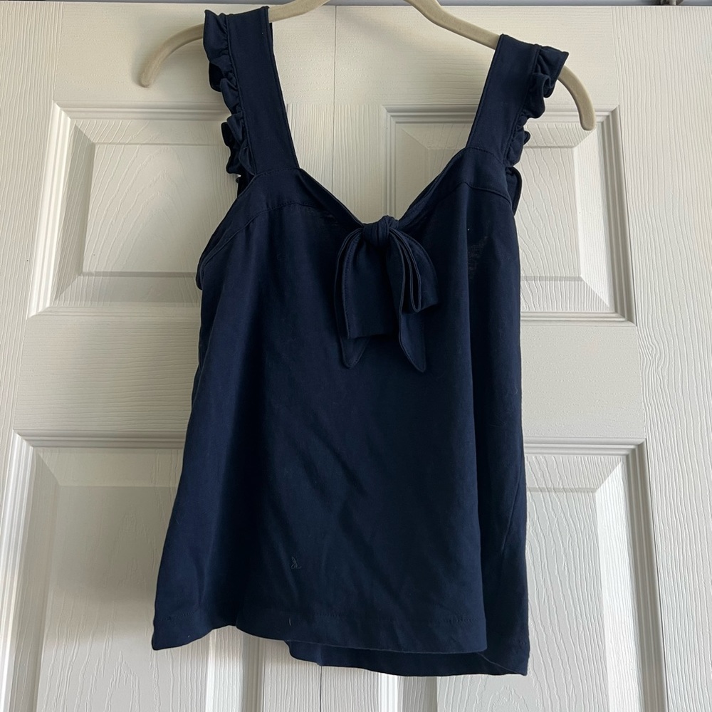 J. Crew Tie-Bow Top